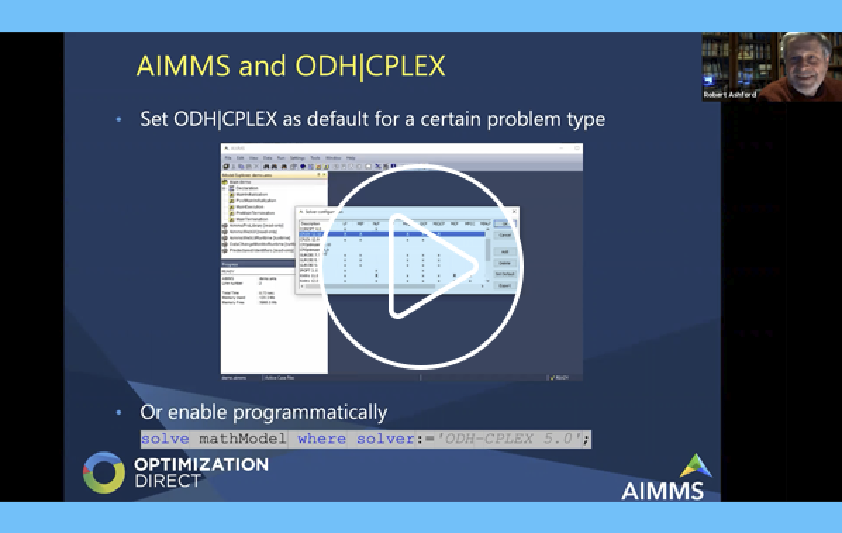 ODH-CPLEX webinar