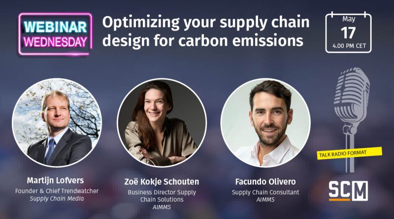 Webinar: Optimize Your Supply Chain Design for Carbon Emission